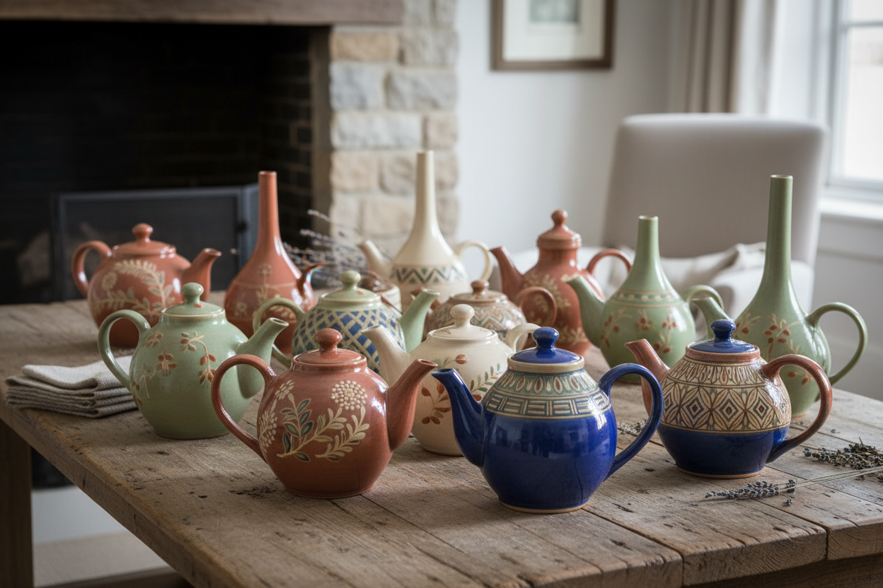 Handmade Ceramic Teapots