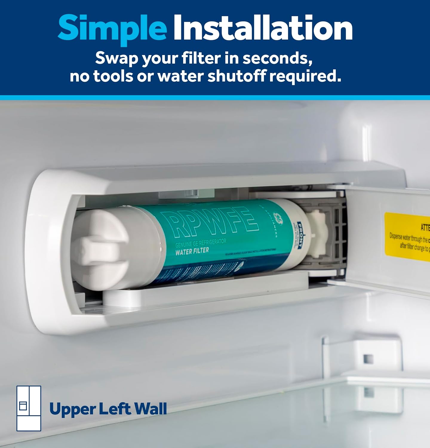 Refrigerator Water Filter RPWFE Replacement