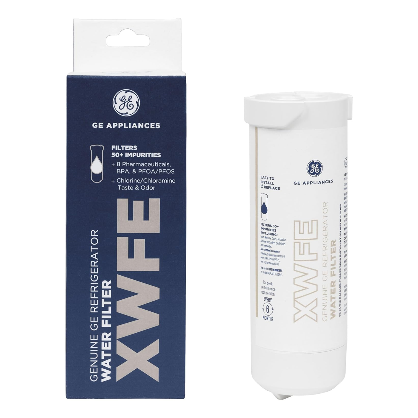 Refrigerator Water Filter Replacement Compatible with GE XWFE